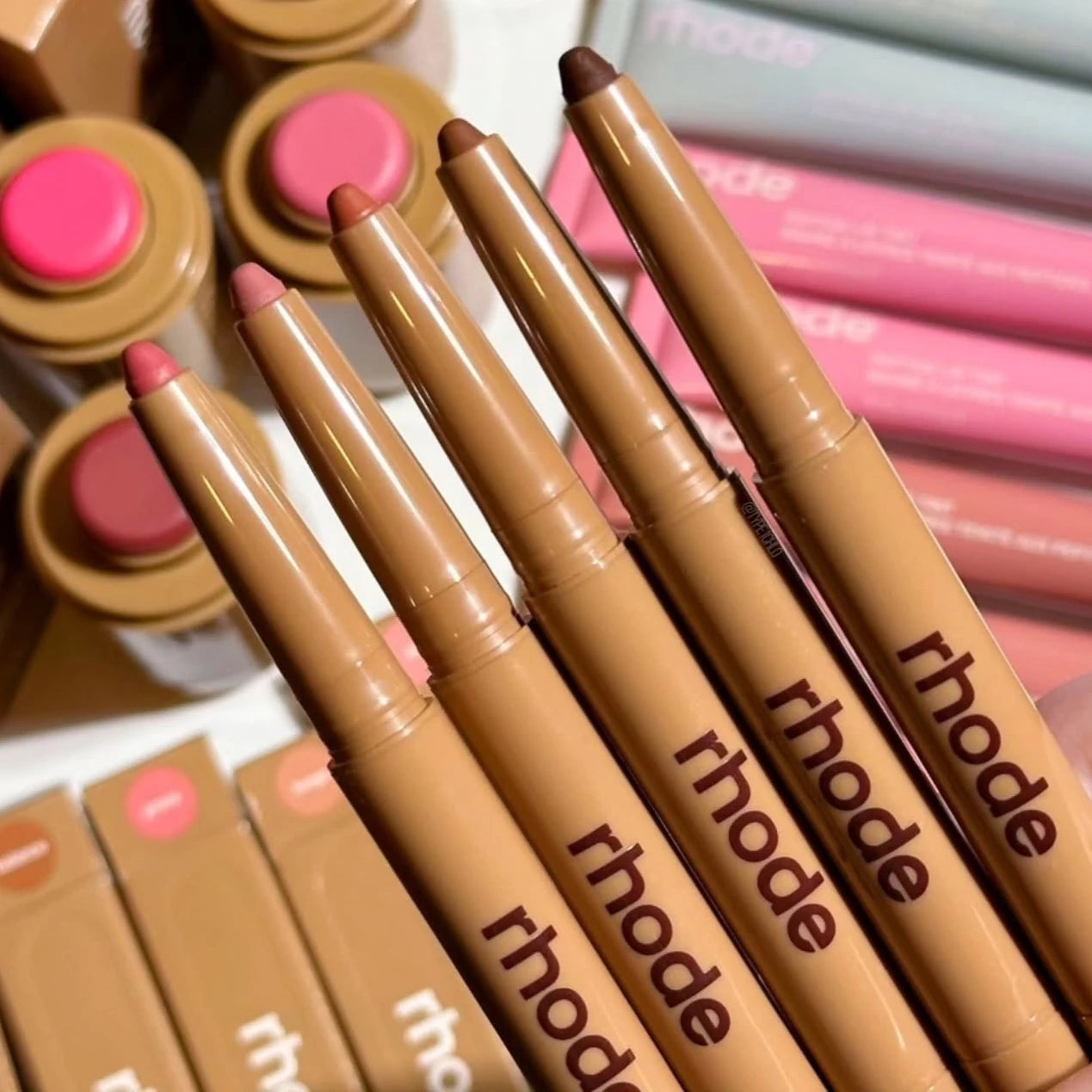 Skin Peptide Lip Shape Pen Lip Liner Long Lasting Lip Tint Pencil Pen Makeup Lipstick Powder Blusher Gloss Rouge Makeup